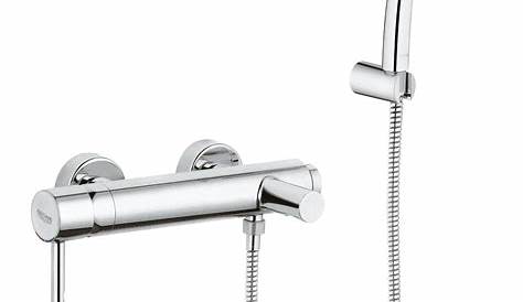 Grohe Essence Wall Mounted Bath Shower Mixer With Shower