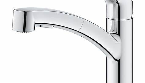 GROHE Eurosmart New Pull Out Sink Mixer Tap Chrome (4 Star