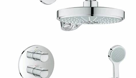 Grohe Grohtherm 2000 Concealed Thermostatic Shower Set GROHE NEW System, Chrome