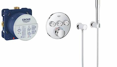 Grohe Grohtherm SmartControl Square Perfect Shower Set