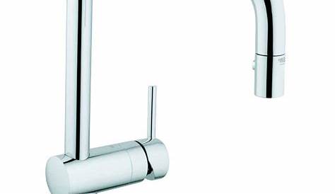 Grohe Minta Pull Out Tap Sink Mixer With Extractable Spray