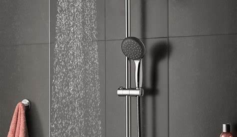 Grohe New Tempesta System 210 Flex Shower System With Diverter Wallmounted