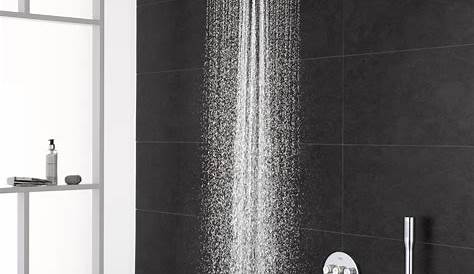 Grohe Rainshower 310 SmartActive Cube Shower Head With Arm