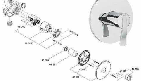Grohe 34100 shower valve shower spares and parts Grohe