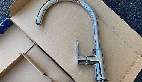 GROHE START LOOP MONO MIXER KITCHEN TAP CHROME in Long