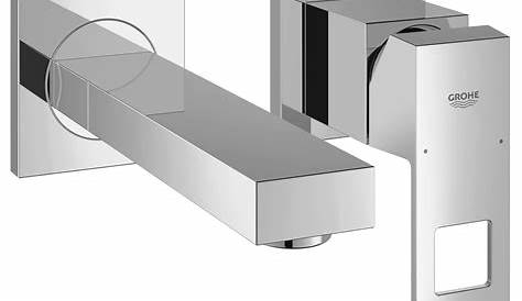 Grohe Wall Mounted Basin Taps Quadra 2 Hole Mixer Tap With