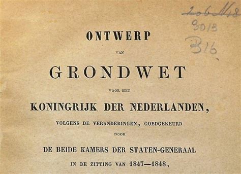 grondwet nederland artikel 23