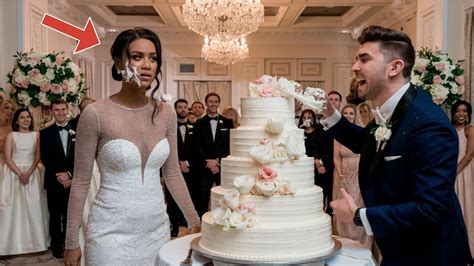 Groom Throws Wedding Cake