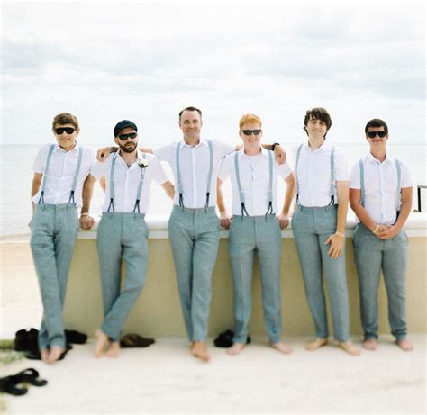 Santa Rosa Beach Wedding ⋆ Ruffled Beach wedding groomsmen, Beach