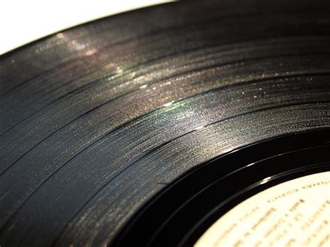 Grooves On Vinyl Record