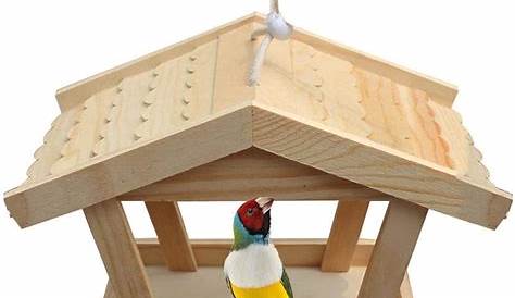 Vogelhaus Vogelhäuser-(V52)-Vogelfutterhaus Vogelhäuschen-aus Holz
