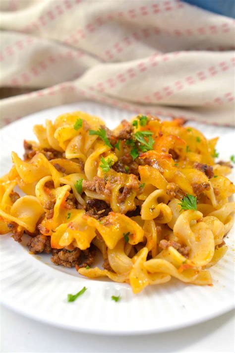 ground beef casserole recipes with noodles