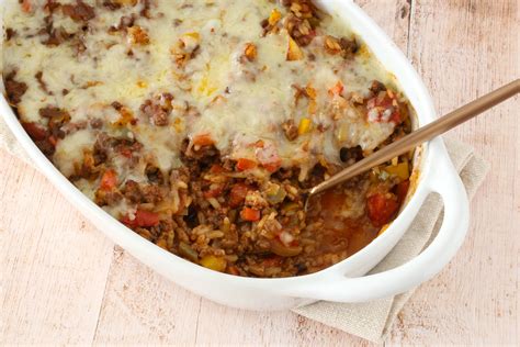 ground beef casserole recipes with rice