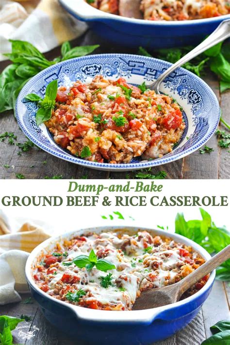 Ground Beef Dump Casserole