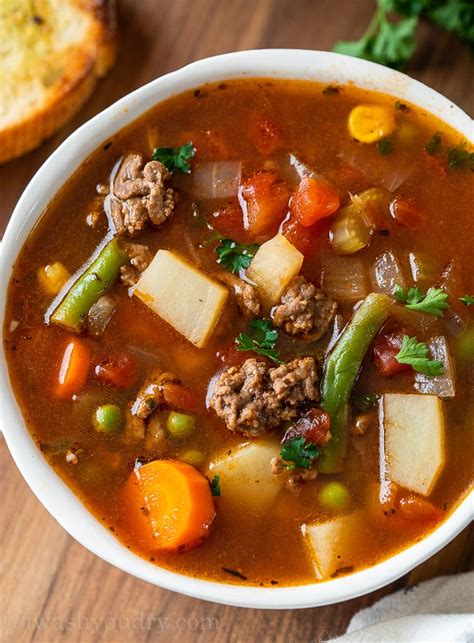 Ground Beef Soup