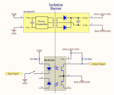 ground loop noise isolator schematic
