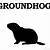 groundhog silhouette printable