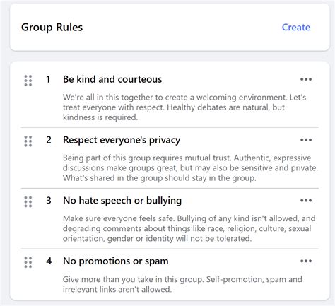 group chat rules examples