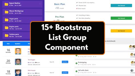 Group List Examples