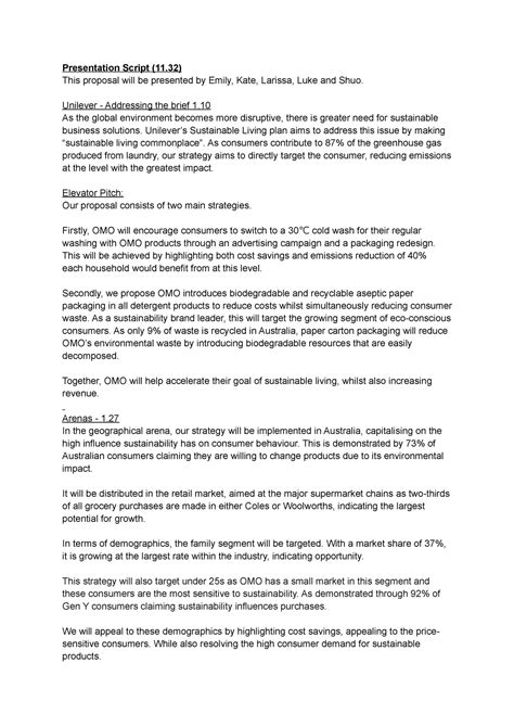 group presentation script example