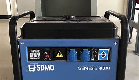 Groupe Electrogene Sdmo Genesis 3000 électrogène Essence Perform SDMO 3kW W
