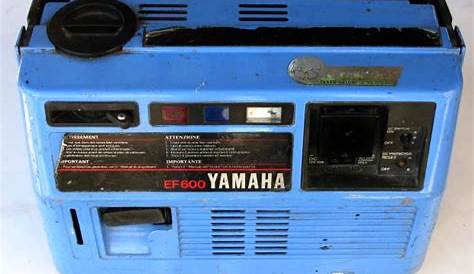 Yamaha EF600 Portable Generator AC/DC 600 watts 4 Stroke