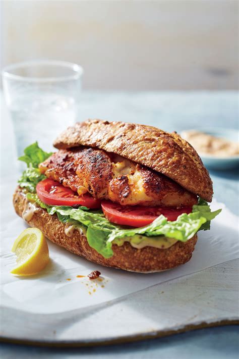 Blackened Grouper Sandwich with Remoulade Recipe