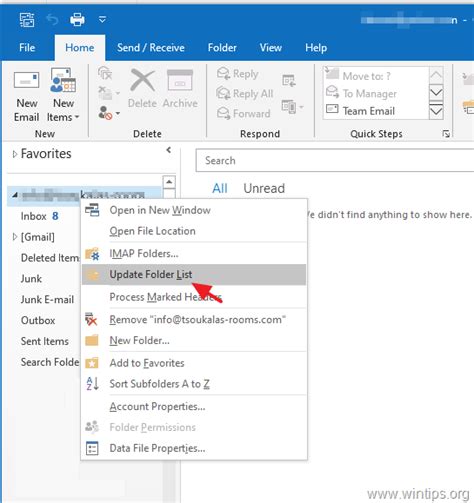 Groups Folder Not Showing In Outlook