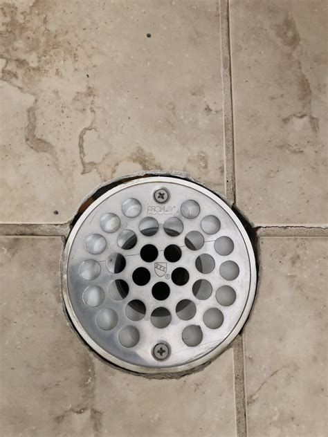 Grout Missing Around Shower Drain