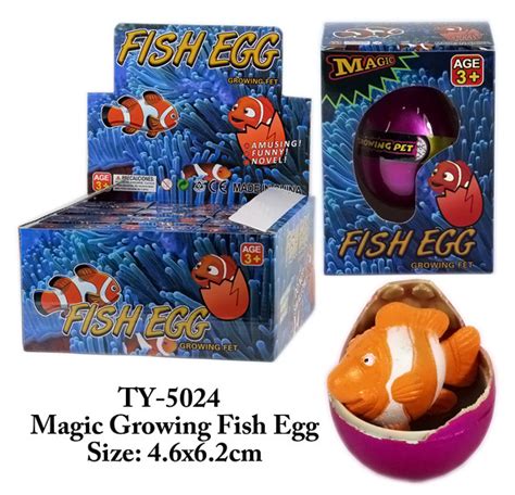 Growing Fish Toy Egg