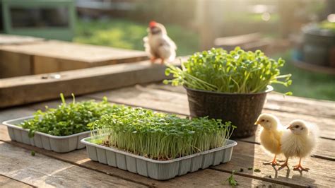 Growing Microgreens For Chickens