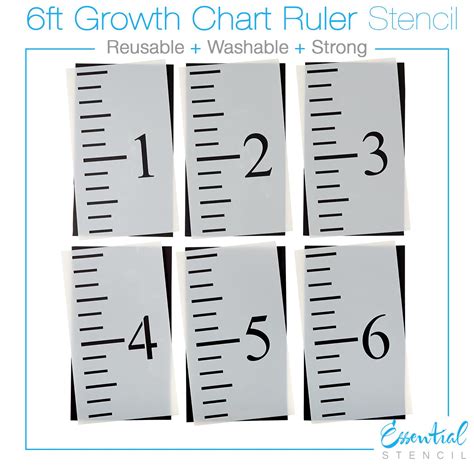 Growth Chart Stencil Printable