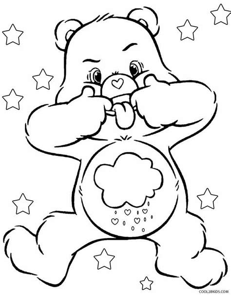 Grumpy Care Bear Coloring Pages