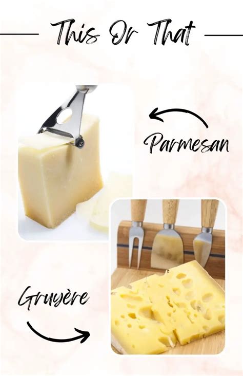 gruyere cheese vs parmesan