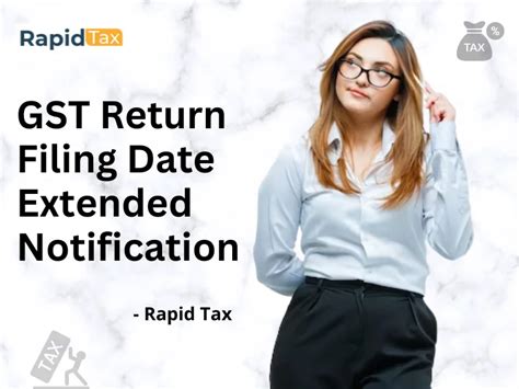 Gst Return Filing Date Extended Notification