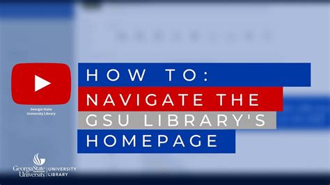 gsu library home page