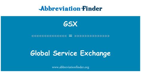 gsx global service exchange