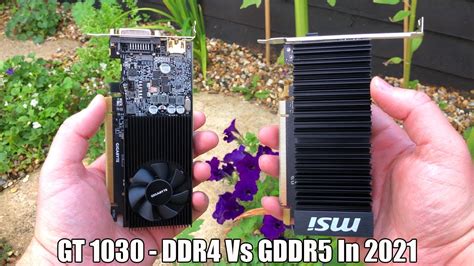 gt 1030 gddr5 vs ddr4