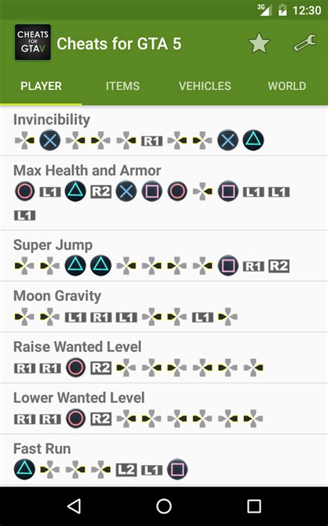 Gta 5 Cheat Codes Ps4 App