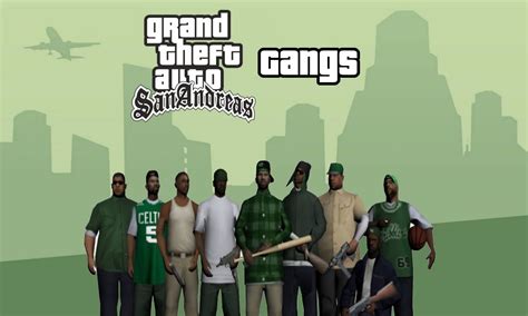 gta sa gangs id