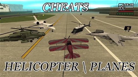 gta san andreas cheats pc helicopter code
