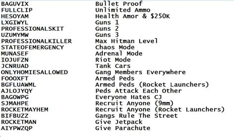 gta san andreas weapon skill cheat code