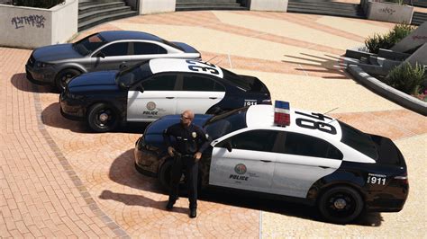 gta v police car replace pack