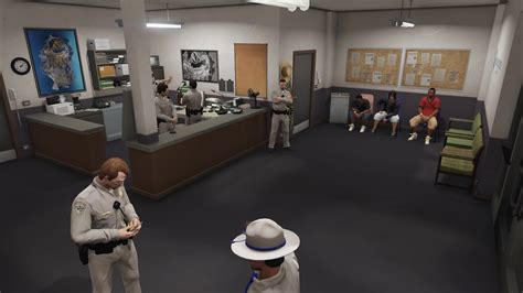 gta v police department all open interiors