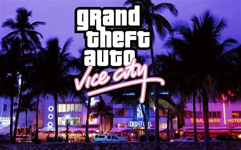Exploring the Vibrant Grand Theft Auto Vice City Wallpaper: Experience the Neon-Lit Excitement of the Retro Metropolis