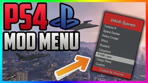 MOD MENU GTA 5 PS4 DISPONIBLE + TÉLÉCHARGEMENT ! YouTube