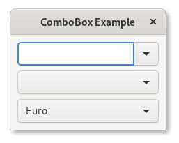 Gtk Combobox Example