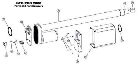 GTO 2500 Gate Opener Parts / GTO 2502 Replacement Parts