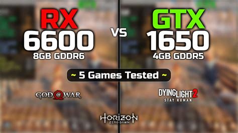 gtx 1650 super vs rx 6600 xt
