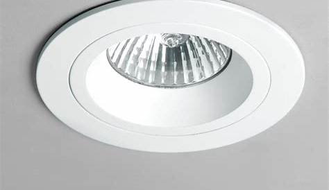 White GU10 Downlight Fitting with Adjustable Tilt